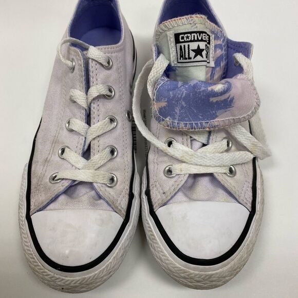 CONVERSE All Star Chuck Taylor Lilac Double tongue low top‎ sneakers - Picture 5 of 5